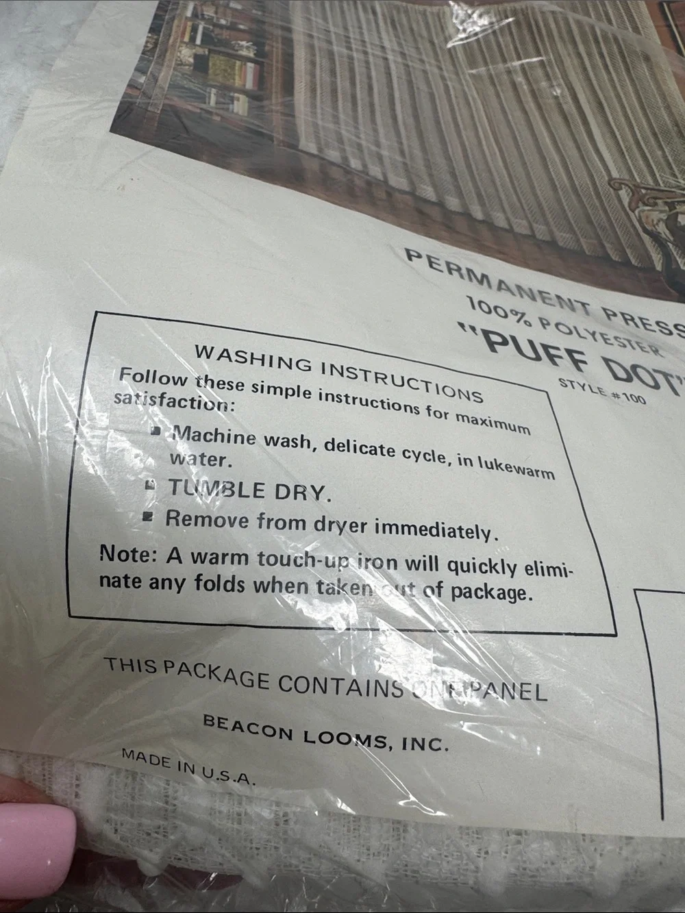 BEACON LOOMS INC packaging has